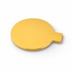 LANGUETTES ROND DOREE 7,5CM /500 Pcs