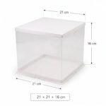 Box Cake Design Carre 21X21X16