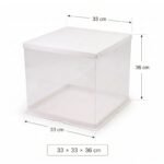 Box Cake Design Carre 33X33X36