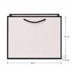 SAC SHOPPING BLANC/NOIR – Image 6