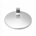 LANGUETTE PLASTIQUE RONDE ARGENTE 8CM /25 Pcs