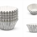 MINI CAISSETTES ARGENTEES 25X18MM /100 Pcs