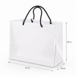 Sac Luxe BLANC 35X30X14CM