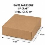 Boite Patisserie SF Kraft – Image 2