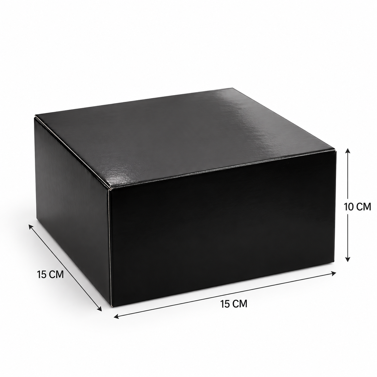 boite-patisserie-sf-noir-15x15cm Boite Patisserie SF 15X15CM – Image 1