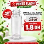 BOUTEILLE TALL BOSTON TRANSP 40ML /1 Pcs